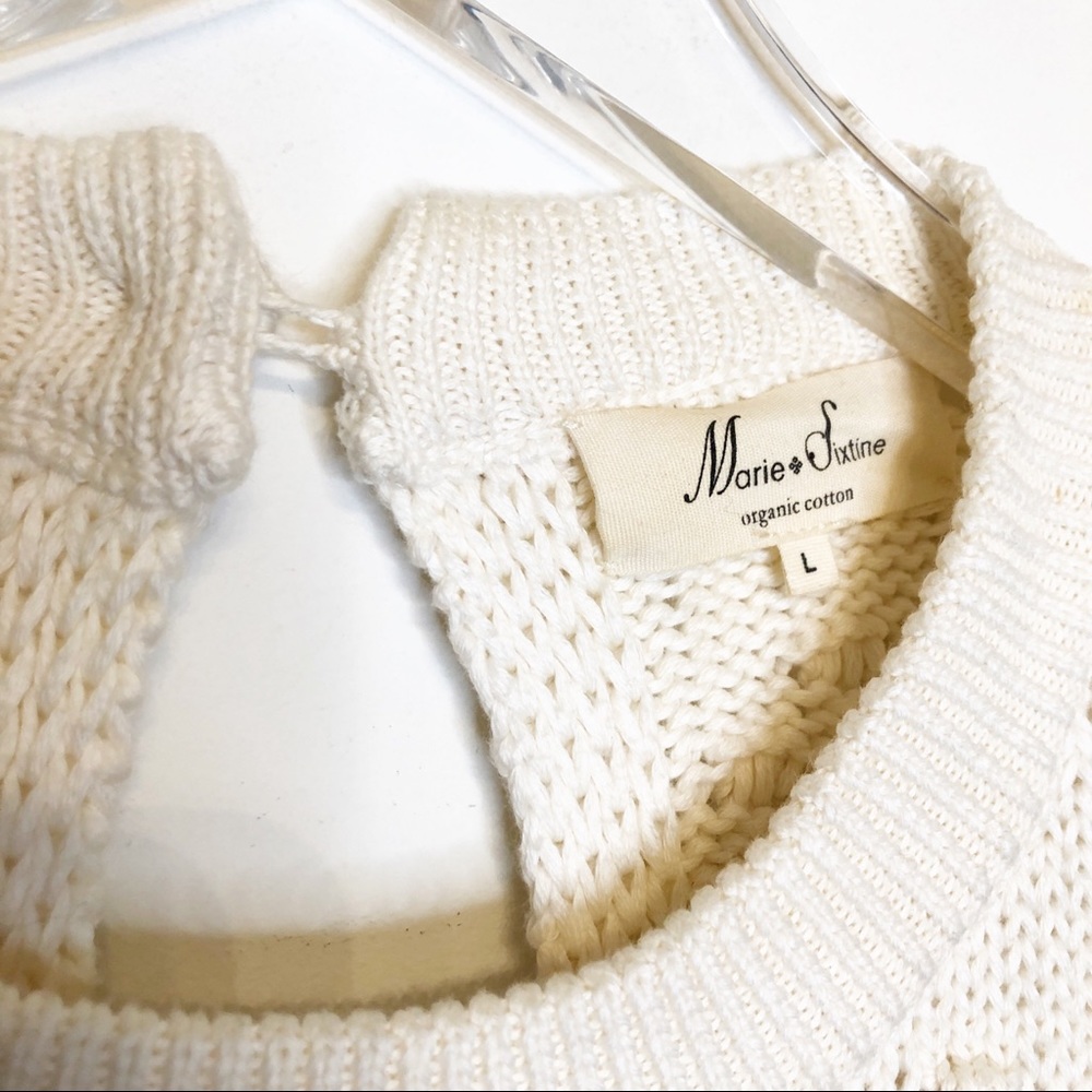 Marie Sixtine Organic Cotton Crochet Dress - Picture 4 of 9